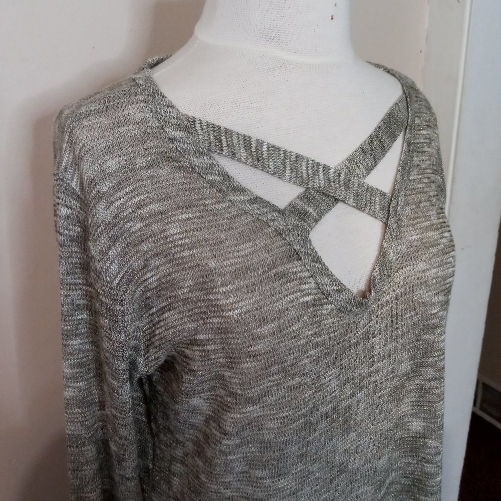 Shimmery Sweater Blouse